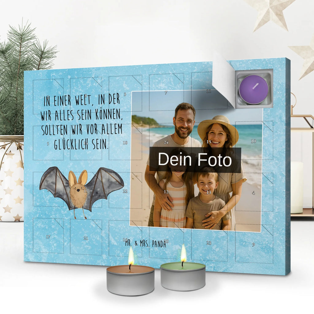 Personalisierter Duftkerzen Foto Adventskalender Fledermaus Flügel Personalisierter Duftkerzen Foto Adventskalender, Lustige Sprüche, Tiere, Tiermotive, Gute Laune