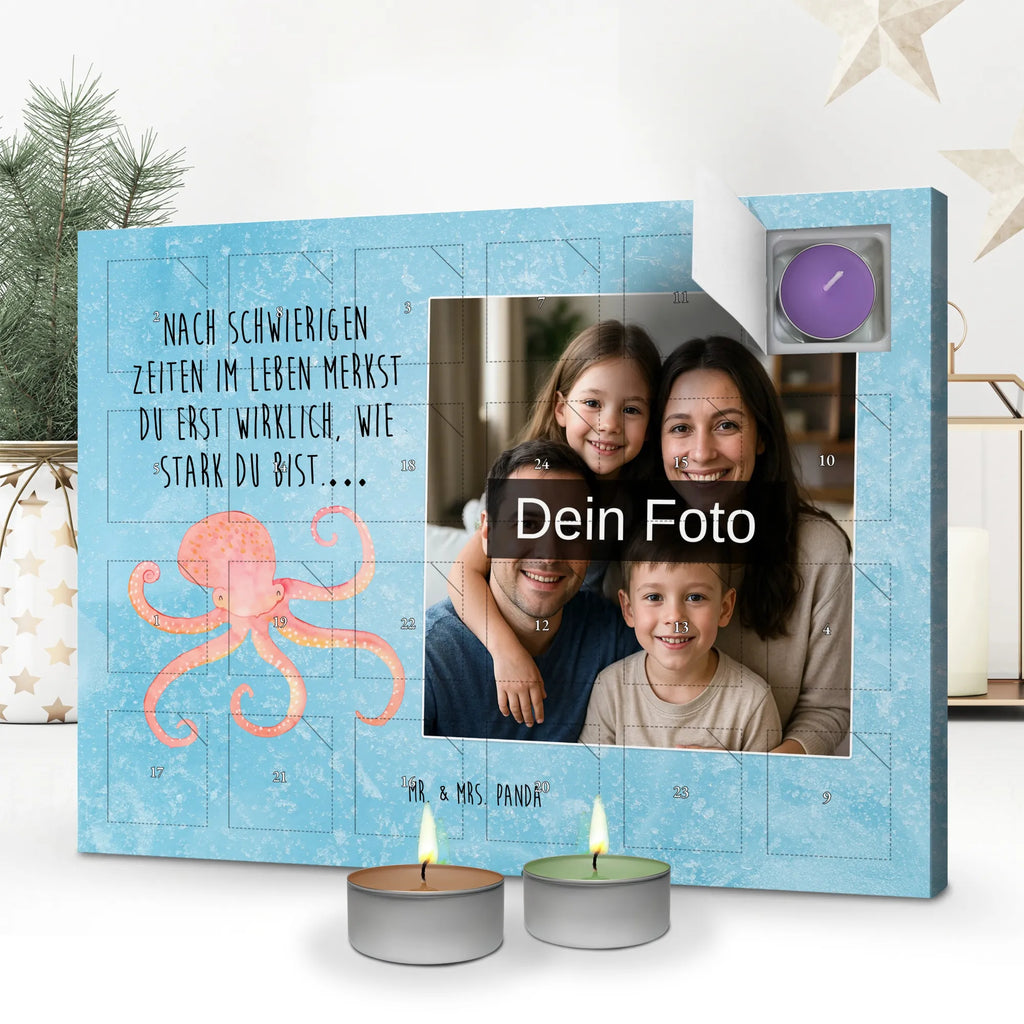 Personalisierter Duftkerzen Foto Adventskalender Tintenfisch Personalisierter Duftkerzen Foto Adventskalender, Lustige Sprüche, Tiere, Tiermotive, Gute Laune, Wasser, Ozean, Meerestier, Arme, Tintenfisch, Meer, Krake