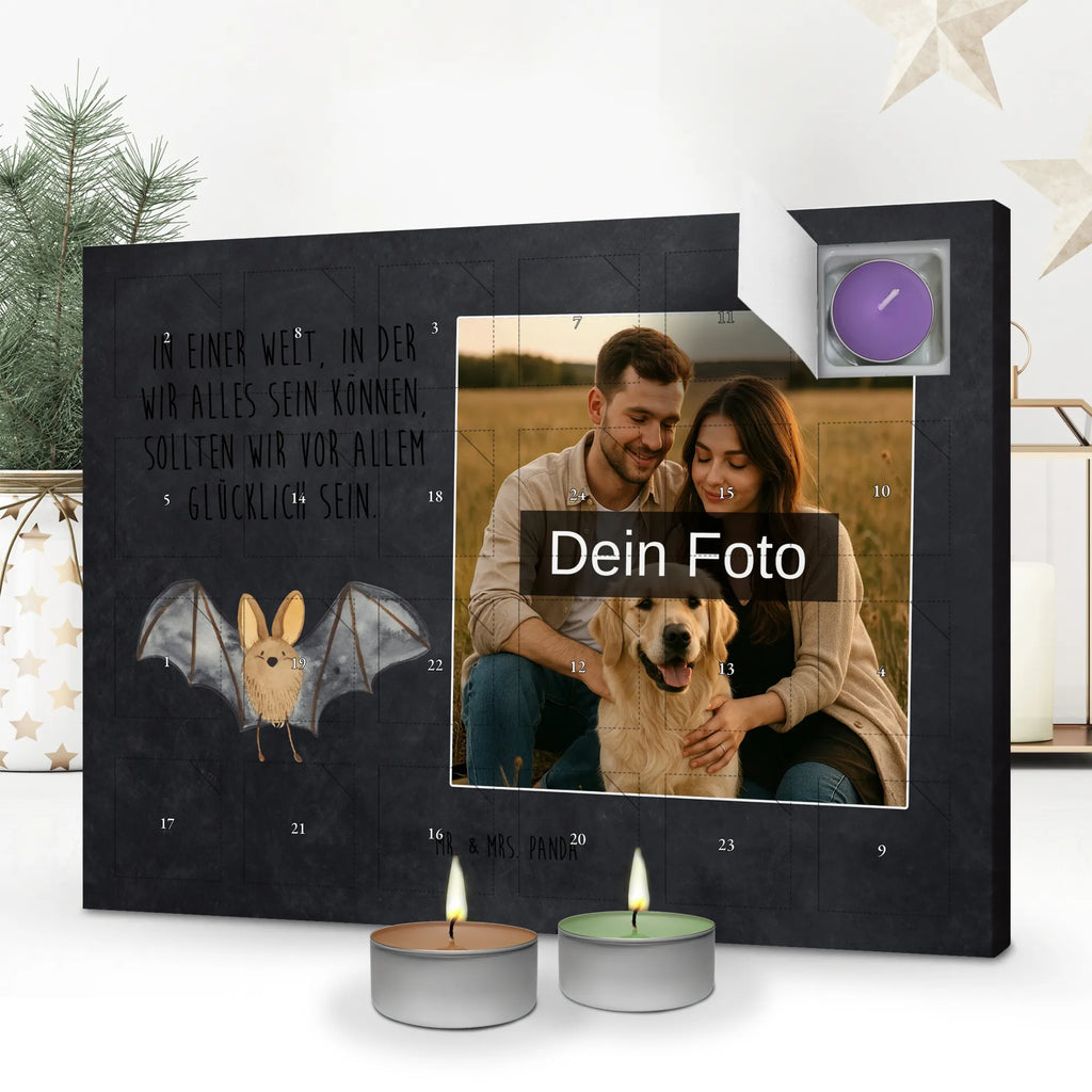 Personalisierter Duftkerzen Foto Adventskalender Fledermaus Flügel Personalisierter Duftkerzen Foto Adventskalender, Lustige Sprüche, Tiere, Tiermotive, Gute Laune