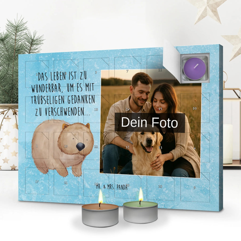 Personalisierter Duftkerzen Foto Adventskalender Wombat Personalisierter Duftkerzen Foto Adventskalender, Lustige Sprüche, Tiere, Tiermotive, Gute Laune, Spruch, Wombat, Motivation, Australien, Das Leben Ist schön