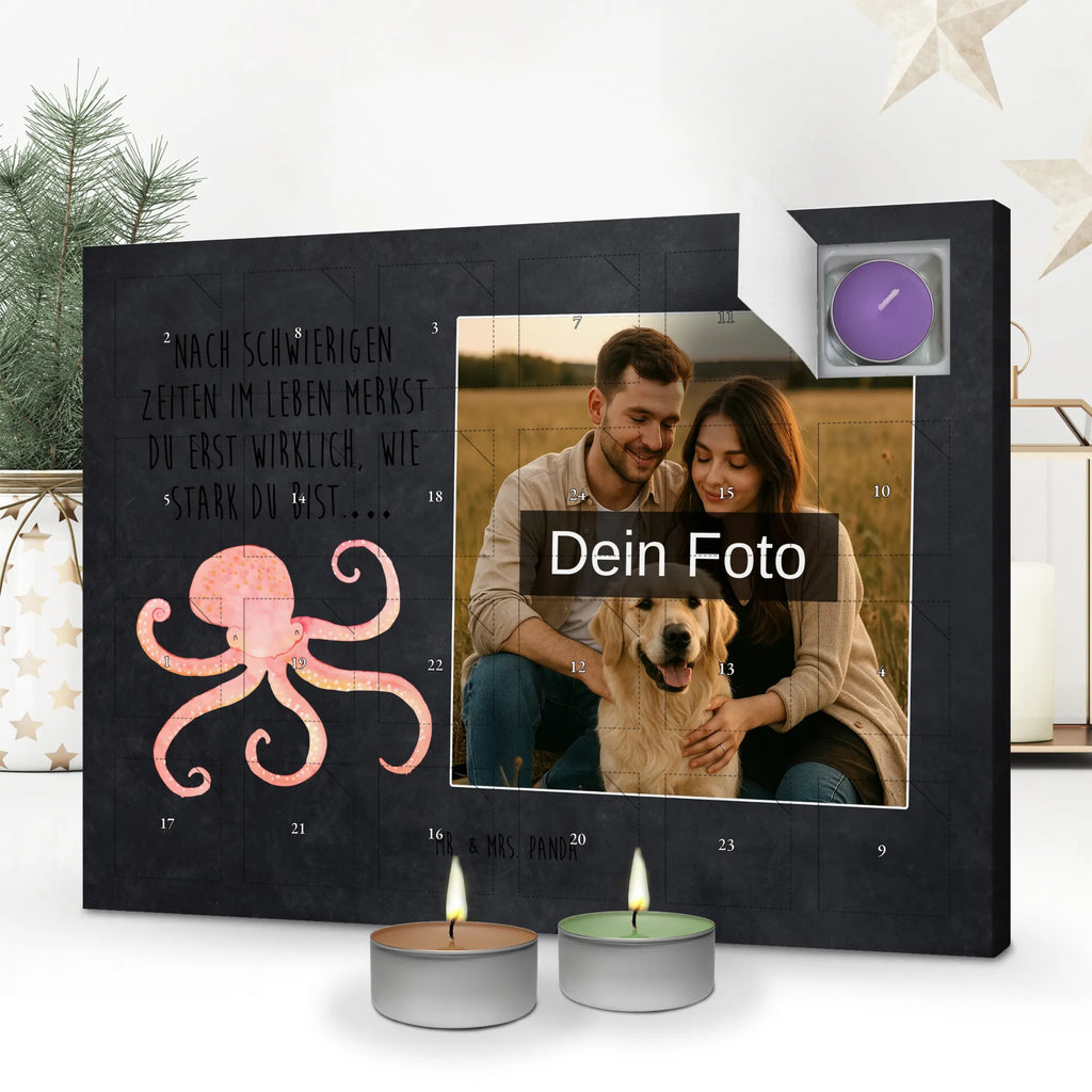 Personalisierter Duftkerzen Foto Adventskalender Tintenfisch Personalisierter Duftkerzen Foto Adventskalender, Lustige Sprüche, Tiere, Tiermotive, Gute Laune, Wasser, Ozean, Meerestier, Arme, Tintenfisch, Meer, Krake