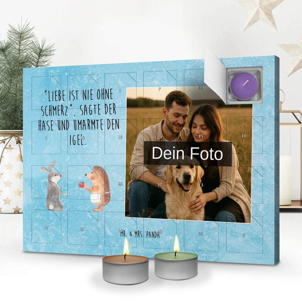 Personalisierter Duftkerzen Foto Adventskalender Hase Igel Personalisierter Duftkerzen Foto Adventskalender, Lustige Sprüche, Tiere, Tiermotive, Gute Laune, Liebeskummer Geschenk, Hase, Spruch Romantisch, Liebe Spruch, Igel, Igel und Hase, Herzschmerz, Trennungsschmerz, Trösten