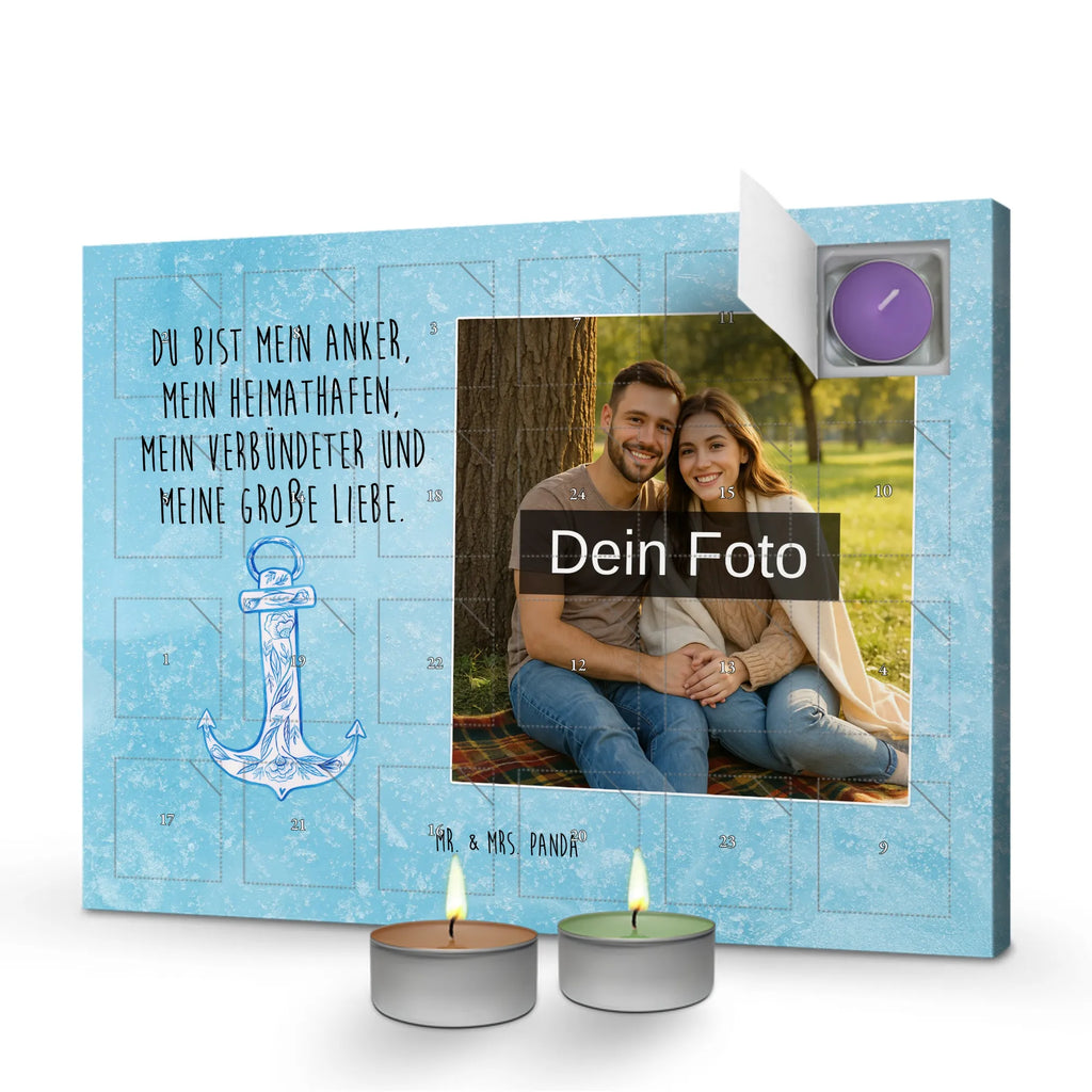Personalisierter Duftkerzen Foto Adventskalender Anker Blau Personalisierter Duftkerzen Foto Adventskalender, Lustige Sprüche, Tiere, Tiermotive, Gute Laune