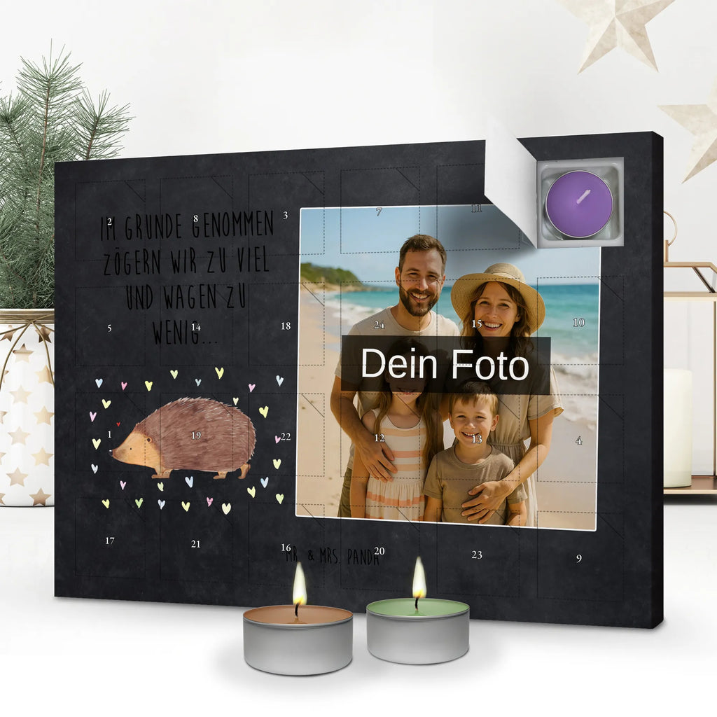 Personalisierter Duftkerzen Foto Adventskalender Igel Herzen Personalisierter Duftkerzen Foto Adventskalender, Lustige Sprüche, Tiere, Tiermotive, Gute Laune, Liebe, Leben, Herz, Herzen, Kuss, Igel, Vertrauen
