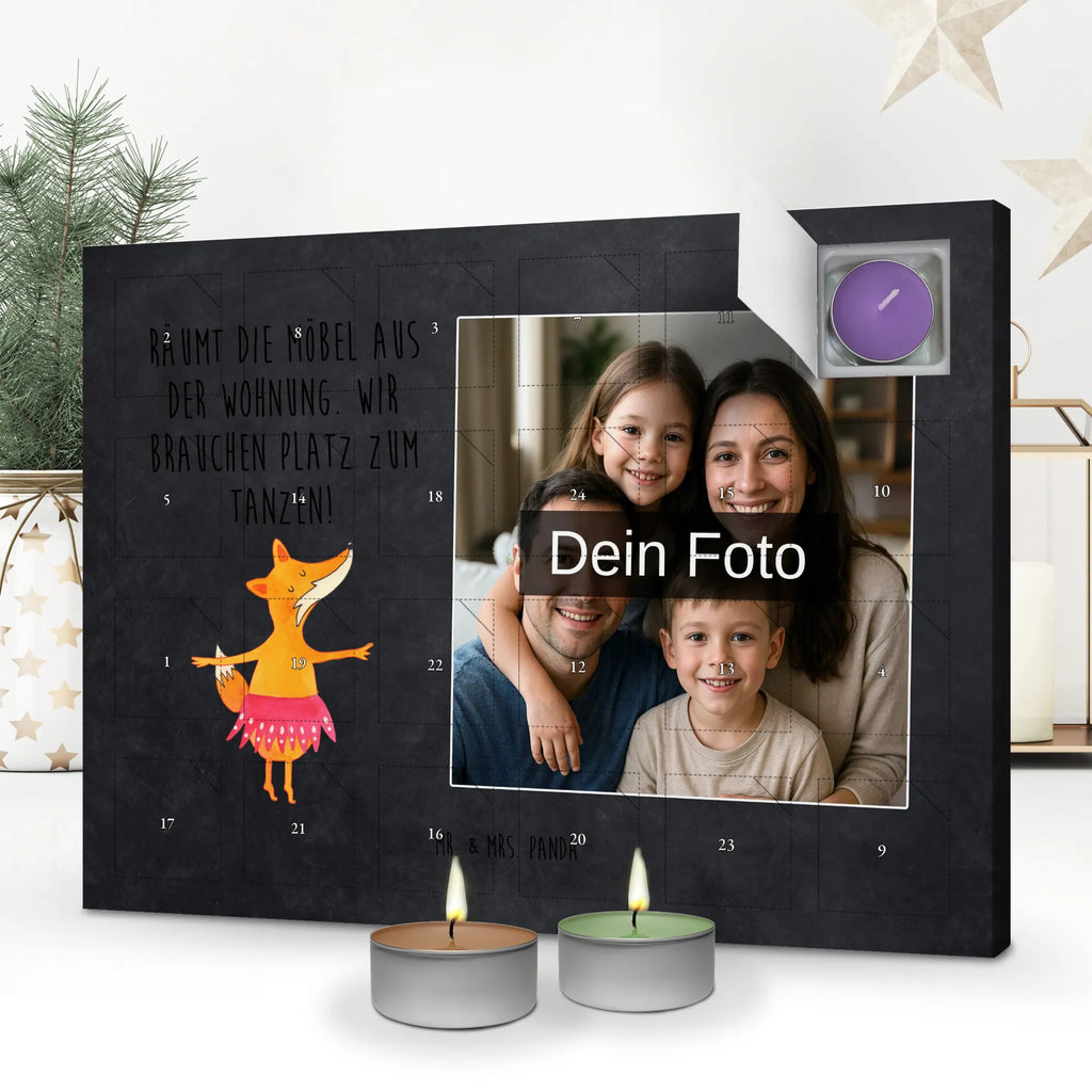 Personalisierter Duftkerzen Foto Adventskalender Fuchs Ballerina Personalisierter Duftkerzen Foto Adventskalender, Fuchs, Ballerina, Tanzen, Geburtstag, Party, Einladung, Tänzerin, Fuchs Spruch, Füchse, Ballett, Füchsin