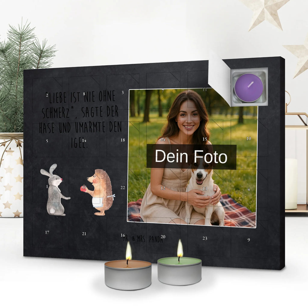 Personalisierter Duftkerzen Foto Adventskalender Hase Igel Personalisierter Duftkerzen Foto Adventskalender, Lustige Sprüche, Tiere, Tiermotive, Gute Laune, Liebeskummer Geschenk, Hase, Spruch Romantisch, Liebe Spruch, Igel, Igel und Hase, Herzschmerz, Trennungsschmerz, Trösten