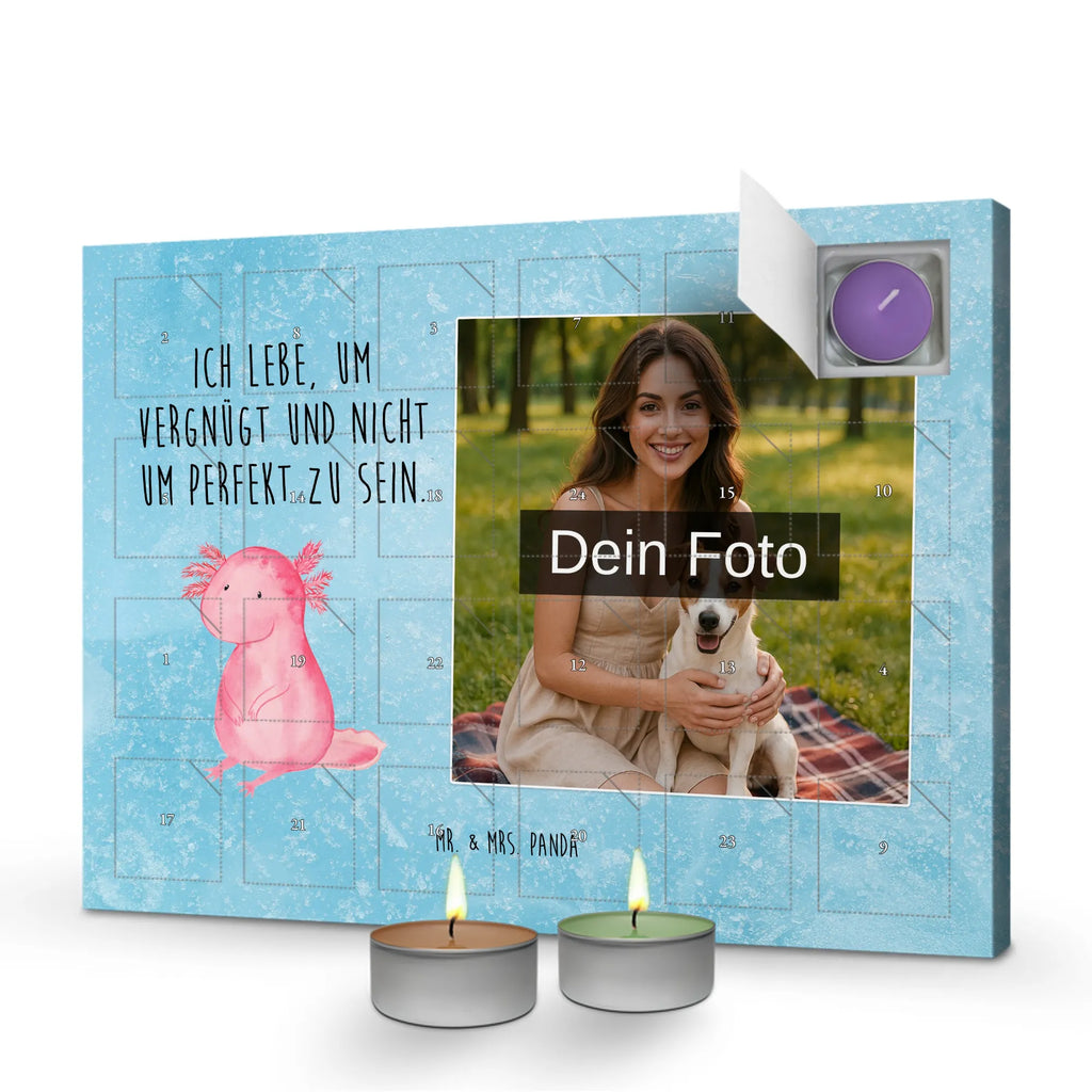  aksolotl null Personalisierter Duftkerzen Foto Adventskalender, Axolotl, Molch, Lebensweisheit, Zufrieden, Fröhlich, Lebensstil, Vergnügt, Weisheit, Axolot, Liebe, Freundin