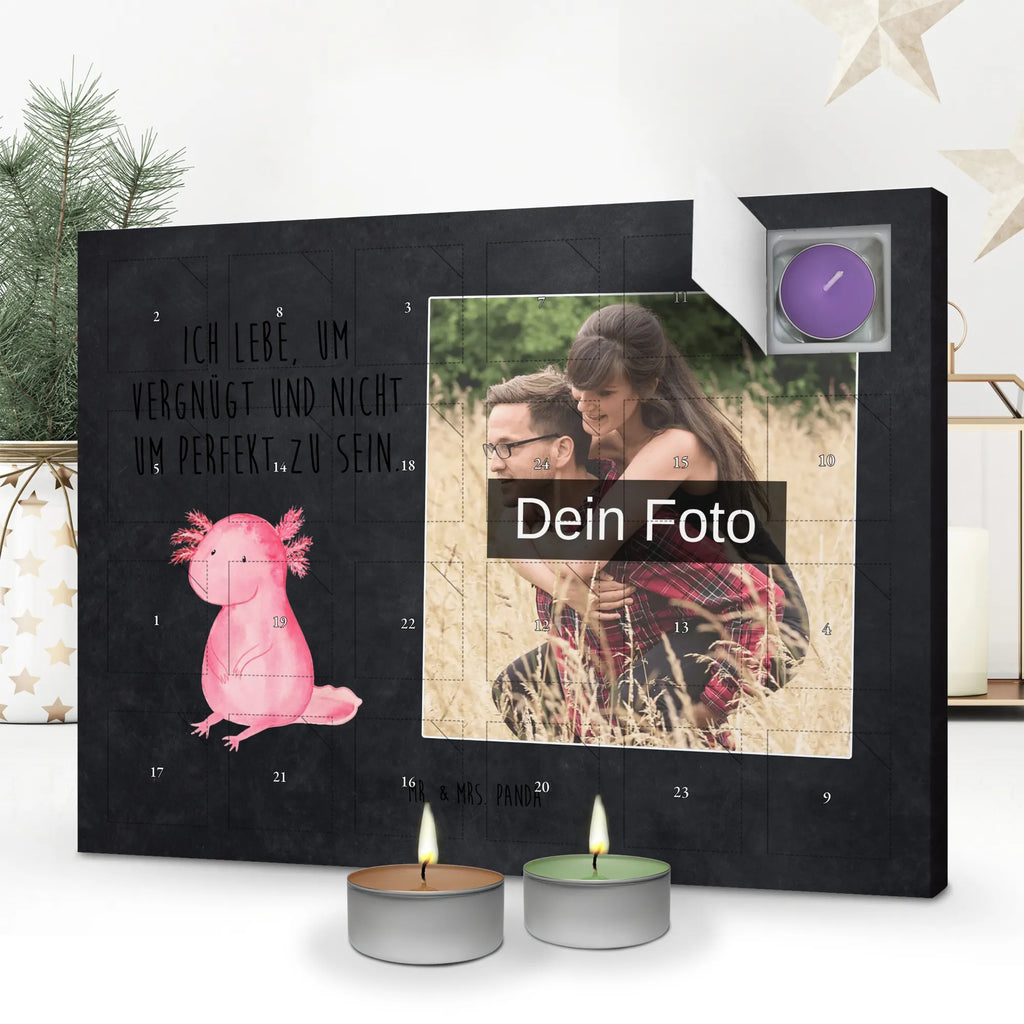  aksolotl null Personalisierter Duftkerzen Foto Adventskalender, Axolotl, Molch, Lebensweisheit, Zufrieden, Fröhlich, Lebensstil, Vergnügt, Weisheit, Axolot, Liebe, Freundin