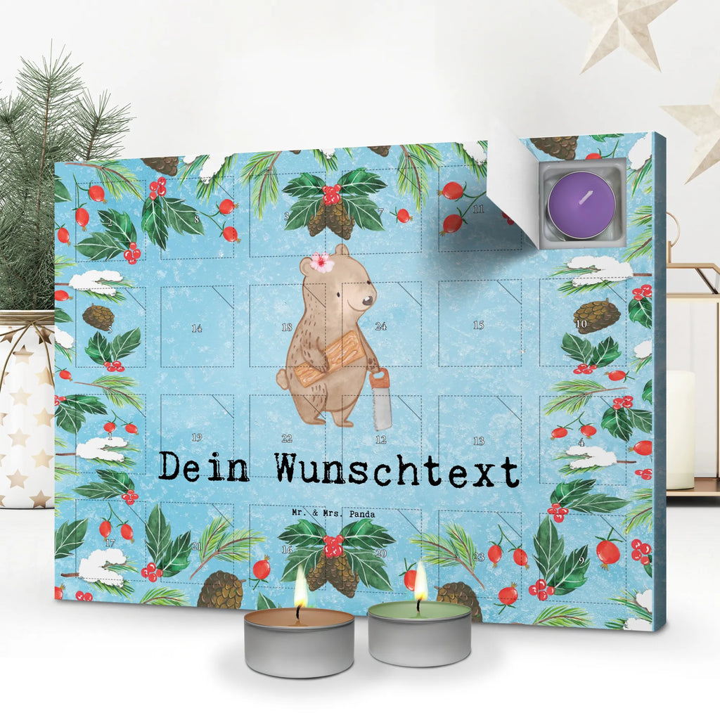 Personalisierter Duftkerzen Adventskalender Restauratorin Leidenschaft Personalisierter Duftkerzen Adventskalender, Geschenk, Schenken, Jubiläum, Danke, Dankeschön, Beruf, Ausbildung, Abschied, Rente, Kollege, Kollegin, Arbeitskollege, Mitarbeiter, Firma