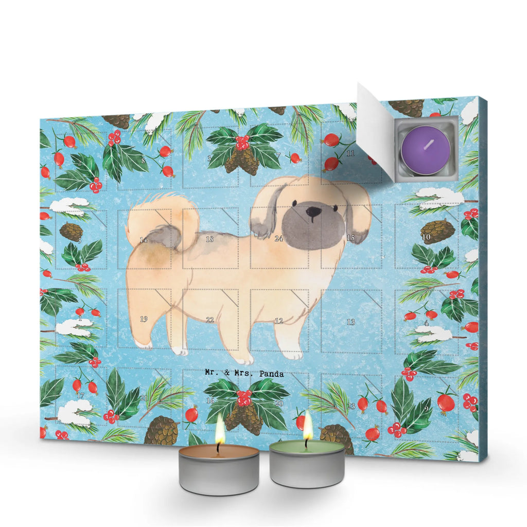 Scented candle advent calendar Pekingese moment gift, animal lover, giving, dog breed, purebred dog, dog owner, puppy