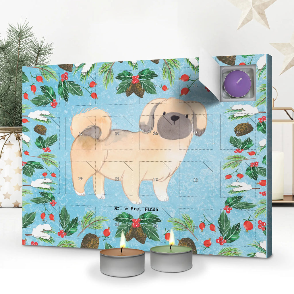 Scented candle advent calendar Pekingese moment gift, animal lover, giving, dog breed, purebred dog, dog owner, puppy