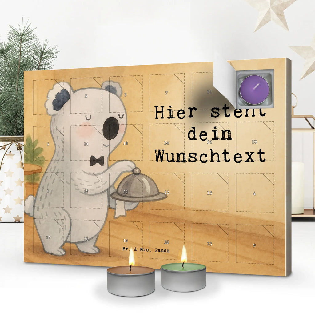 Personalisierter Duftkerzen Adventskalender Restaurantfachmann Leidenschaft Design Personalisierter Duftkerzen Adventskalender, Geschenk, Schenken, Jubiläum, Danke, Dankeschön, Beruf, Ausbildung, Abschied, Rente, Kollege, Kollegin, Arbeitskollege, Mitarbeiter, Firma