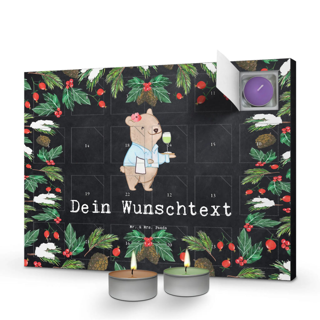 Personalisierter Duftkerzen Adventskalender Restaurantfachfrau Leidenschaft Personalisierter Duftkerzen Adventskalender, Geschenk, Schenken, Jubiläum, Danke, Dankeschön, Beruf, Ausbildung, Abschied, Rente, Kollege, Kollegin, Arbeitskollege, Mitarbeiter, Firma