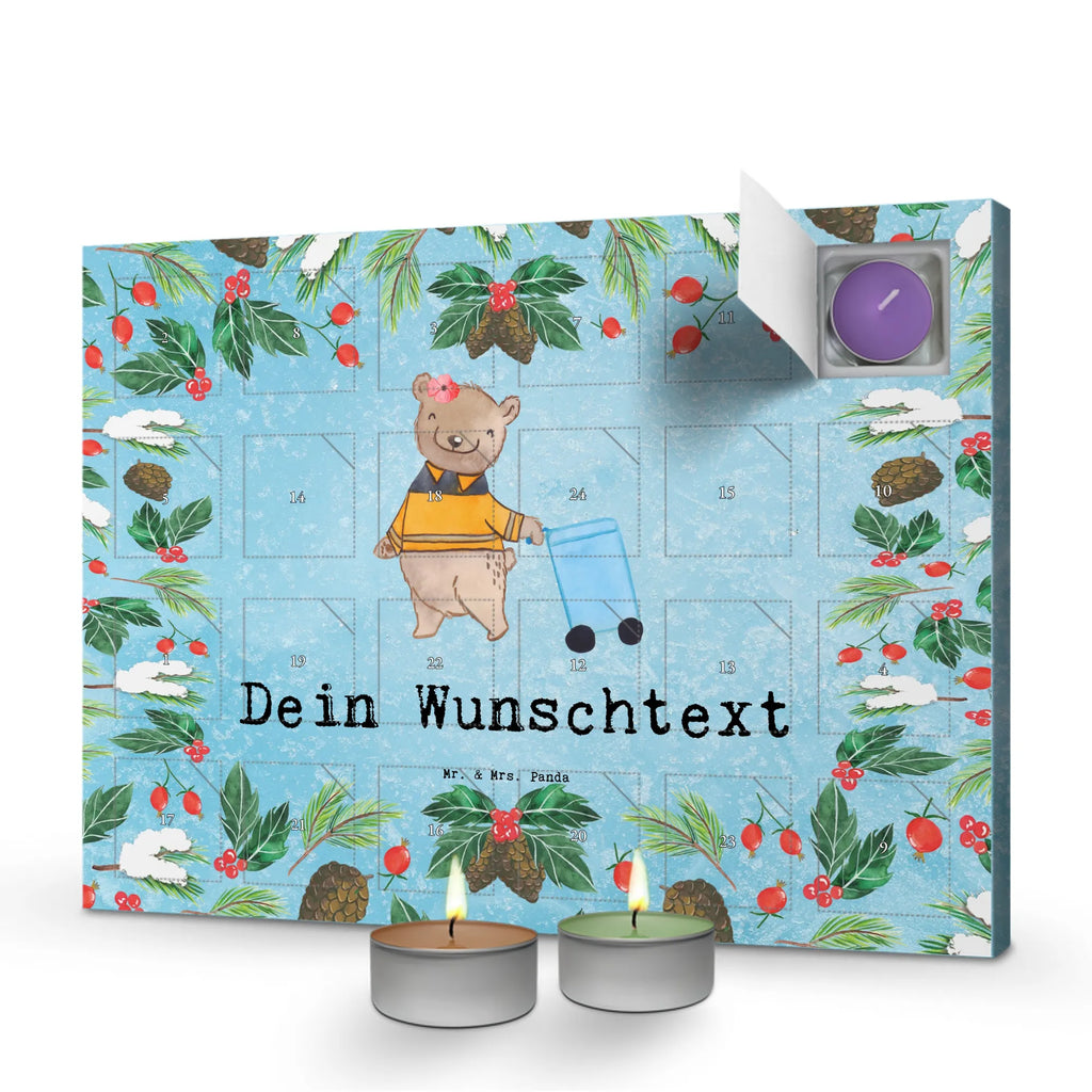 Personalisierter Duftkerzen Adventskalender Fachkraft - Kreislauf- und Abfallwirtschaft Leidenschaft Personalisierter Duftkerzen Adventskalender, Geschenk, Schenken, Jubiläum, Danke, Dankeschön, Beruf, Ausbildung, Abschied, Rente, Kollege, Kollegin, Arbeitskollege, Mitarbeiter, Firma, Kehrichtmann, Müllmann, Fachkraft Kreislauf- und Abfallwirtschaft, Müllwerker, Müllentsorger, Müllfahrer
