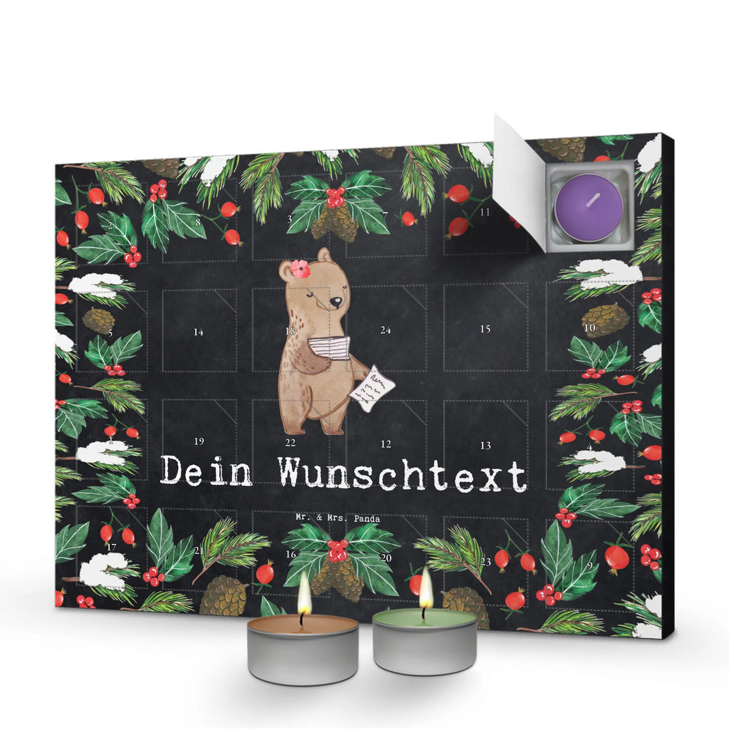 Personalisierter Duftkerzen Adventskalender Bürokauffrau Leidenschaft Personalisierter Duftkerzen Adventskalender, Geschenk, Schenken, Jubiläum, Danke, Dankeschön, Beruf, Ausbildung, Abschied, Rente, Kollege, Kollegin, Arbeitskollege, Mitarbeiter, Firma, Bürokauffrau, Kauffrau für Büromanagement
