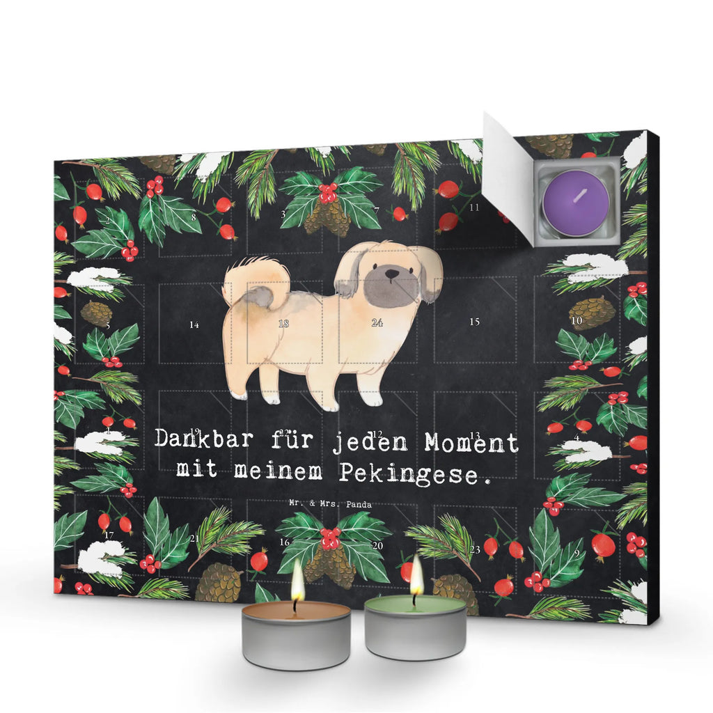 Scented candle advent calendar Pekingese moment gift, animal lover, giving, dog breed, purebred dog, dog owner, puppy