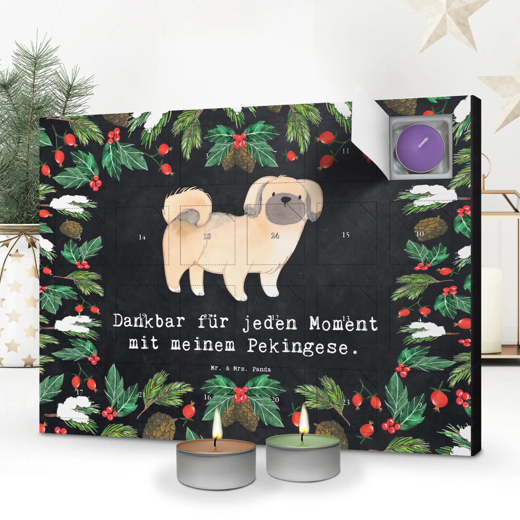 Scented candle advent calendar Pekingese moment gift, animal lover, giving, dog breed, purebred dog, dog owner, puppy