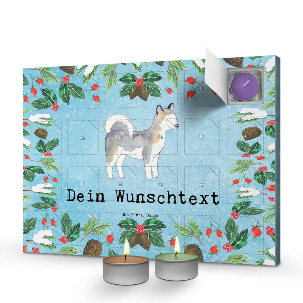 Personalisierter Duftkerzen Adventskalender Siberian Husky Moment Personalisierter Duftkerzen Adventskalender, Geschenk, Schenken, Hund, Hunderasse, Rassehund, Hundebesitzer, Tierfreund, Welpe, Siberian Husky