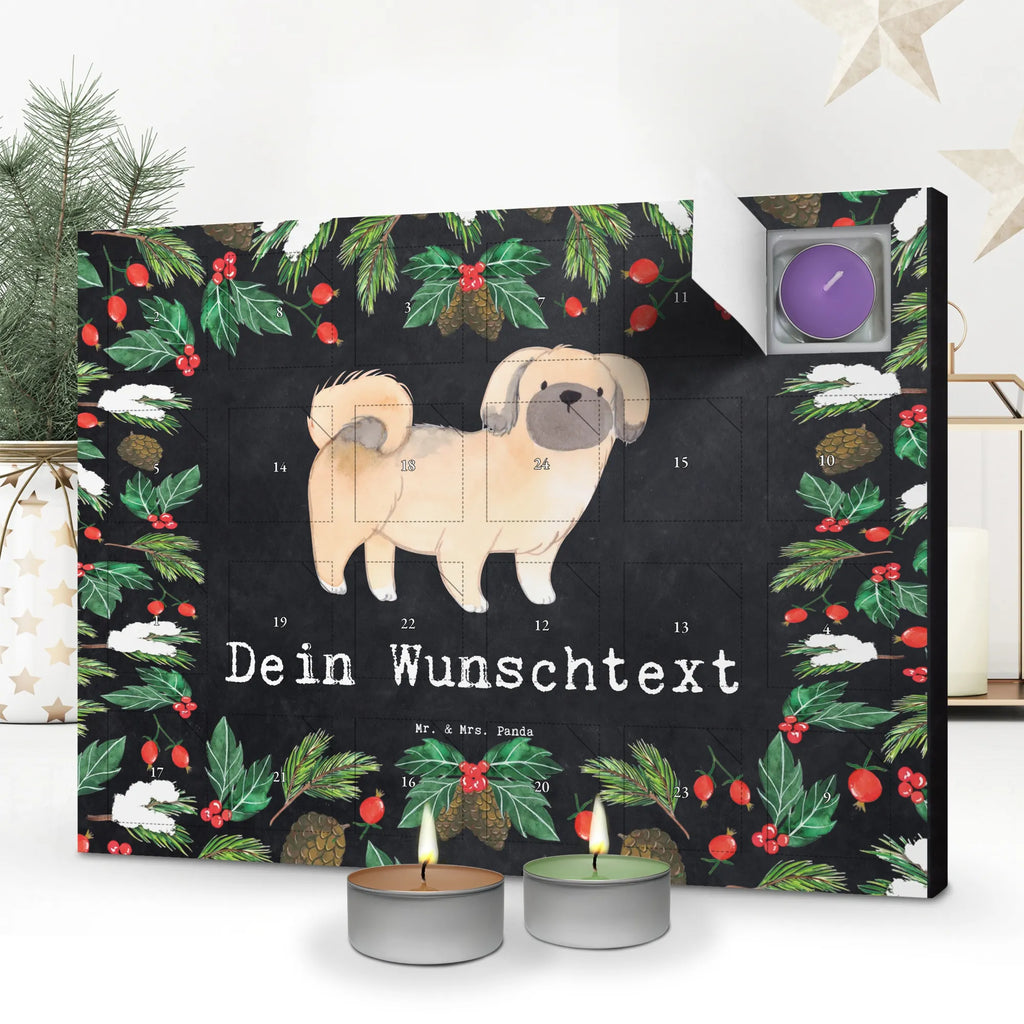 Personalisierter Duftkerzen Adventskalender Pekingese Moment Personalisierter Duftkerzen Adventskalender, Geschenk, Schenken, Hund, Hunderasse, Rassehund, Hundebesitzer, Tierfreund, Welpe, Pekingese, Pekinese, Peking-Palasthund