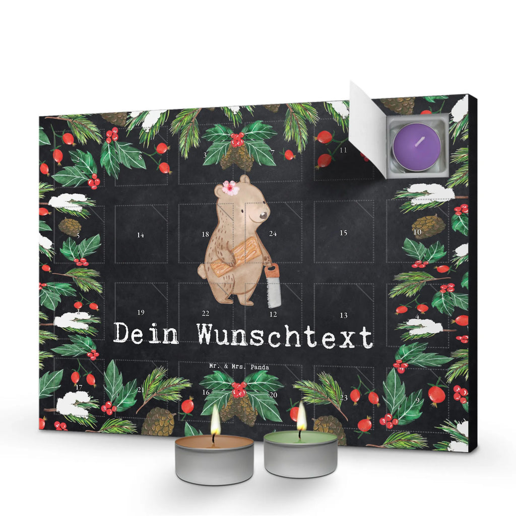 Personalisierter Duftkerzen Adventskalender Restauratorin Leidenschaft Personalisierter Duftkerzen Adventskalender, Geschenk, Schenken, Jubiläum, Danke, Dankeschön, Beruf, Ausbildung, Abschied, Rente, Kollege, Kollegin, Arbeitskollege, Mitarbeiter, Firma