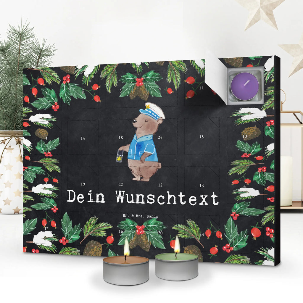 Personalisierter Duftkerzen Adventskalender Polizistin Leidenschaft Personalisierter Duftkerzen Adventskalender, Geschenk, Schenken, Jubiläum, Danke, Dankeschön, Beruf, Ausbildung, Abschied, Rente, Kollege, Kollegin, Arbeitskollege, Mitarbeiter, Firma, Polizei, Polizistin, Wachfrau, Polizeibeamtin, Cop, Studium