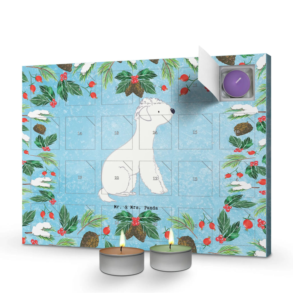 Scented candle advent calendar Bedlington Terrier Moment gift, animal lover, giving, dog breed, purebred dog, dog owner, puppy