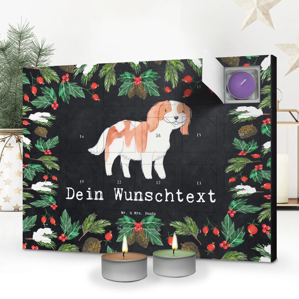 Cavalier King Charles Spaniel Moment Personalisierter Duftkerzen Adventskalender, Geschenk, Schenken, Hund, Hunderasse, Rassehund, Hundebesitzer, Tierfreund, Welpe, Cavalier King Charles Spaniel