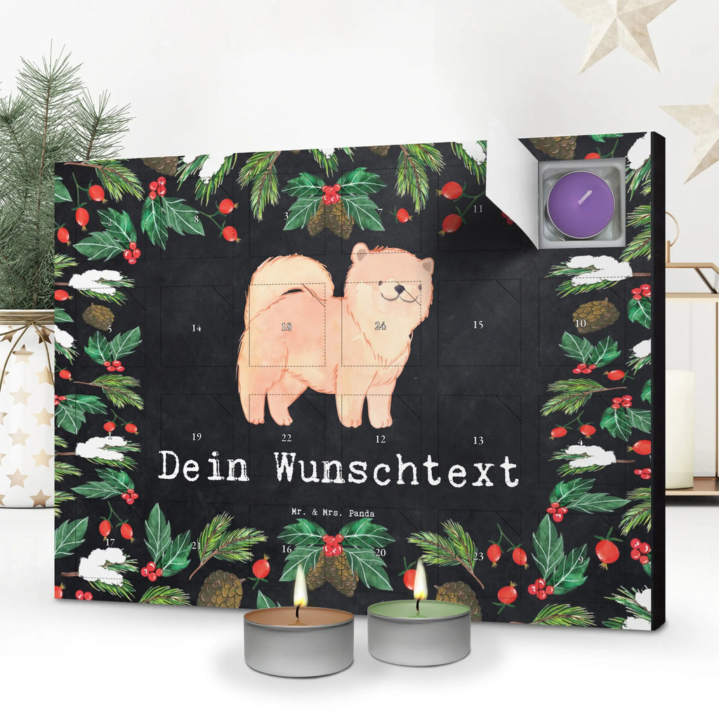 Personalisierter Duftkerzen Adventskalender Chow-Chow Moment Personalisierter Duftkerzen Adventskalender, Geschenk, Schenken, Hund, Hunderasse, Rassehund, Hundebesitzer, Tierfreund, Welpe, Asiatischer Spitz, Chow-Chow