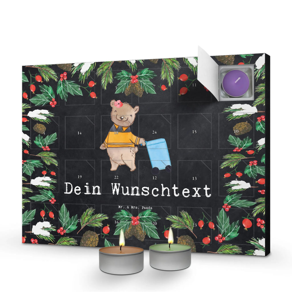 Personalisierter Duftkerzen Adventskalender Fachkraft - Kreislauf- und Abfallwirtschaft Leidenschaft Personalisierter Duftkerzen Adventskalender, Geschenk, Schenken, Jubiläum, Danke, Dankeschön, Beruf, Ausbildung, Abschied, Rente, Kollege, Kollegin, Arbeitskollege, Mitarbeiter, Firma, Kehrichtmann, Müllmann, Fachkraft Kreislauf- und Abfallwirtschaft, Müllwerker, Müllentsorger, Müllfahrer
