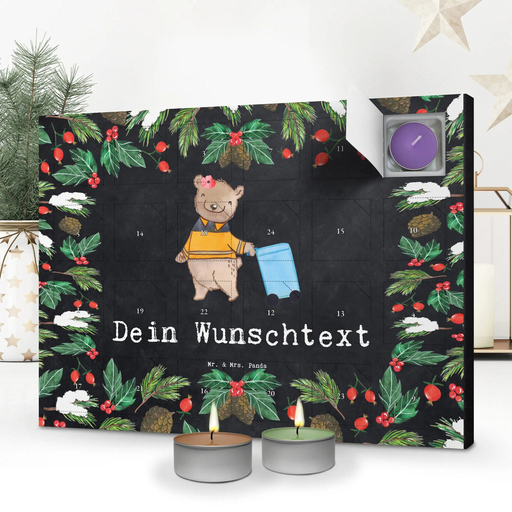 Personalisierter Duftkerzen Adventskalender Fachkraft - Kreislauf- und Abfallwirtschaft Leidenschaft Personalisierter Duftkerzen Adventskalender, Geschenk, Schenken, Jubiläum, Danke, Dankeschön, Beruf, Ausbildung, Abschied, Rente, Kollege, Kollegin, Arbeitskollege, Mitarbeiter, Firma, Kehrichtmann, Müllmann, Fachkraft Kreislauf- und Abfallwirtschaft, Müllwerker, Müllentsorger, Müllfahrer