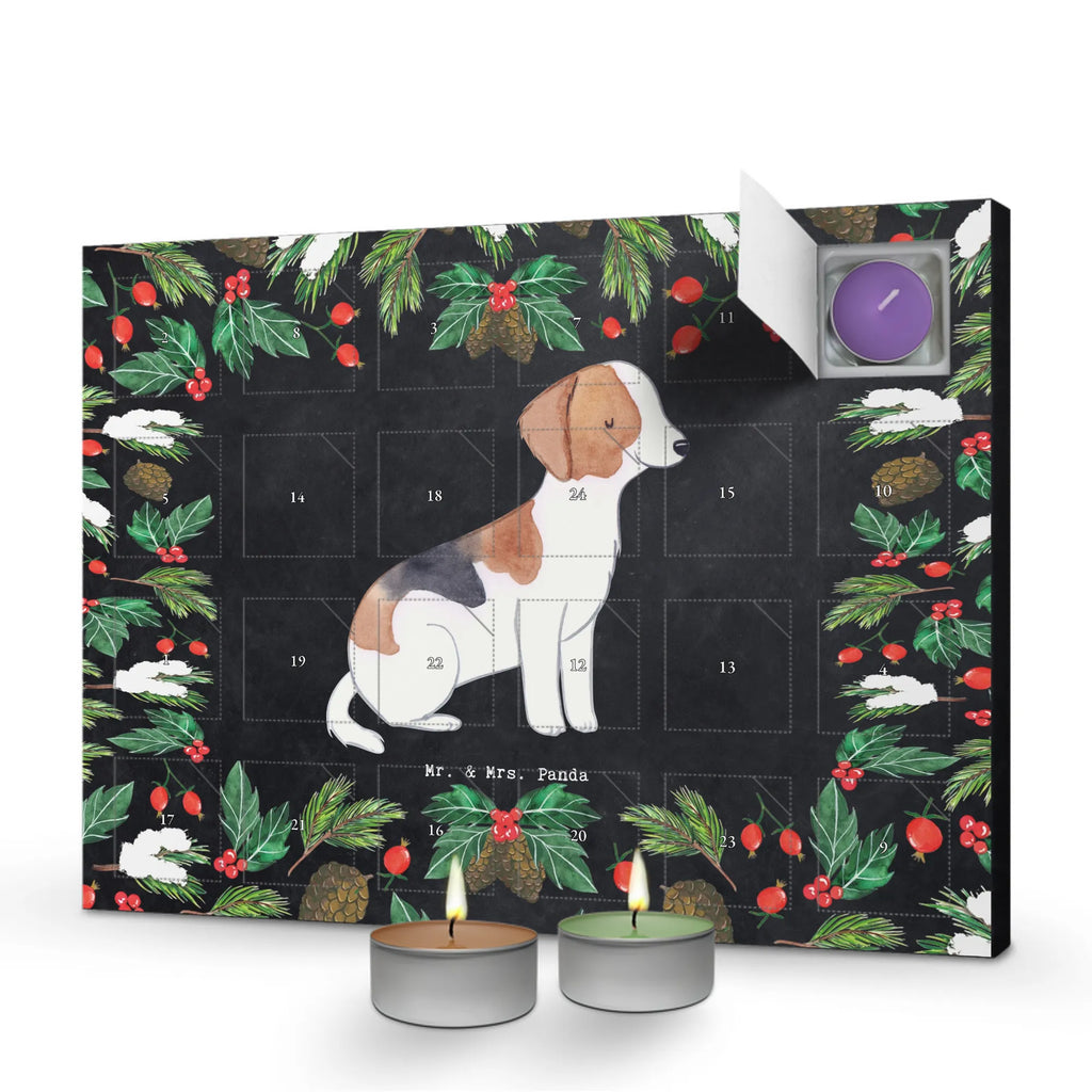 Scented candle advent calendar Foxhound moment gift, animal lover, giving, dog breed, purebred dog, dog owner, puppy