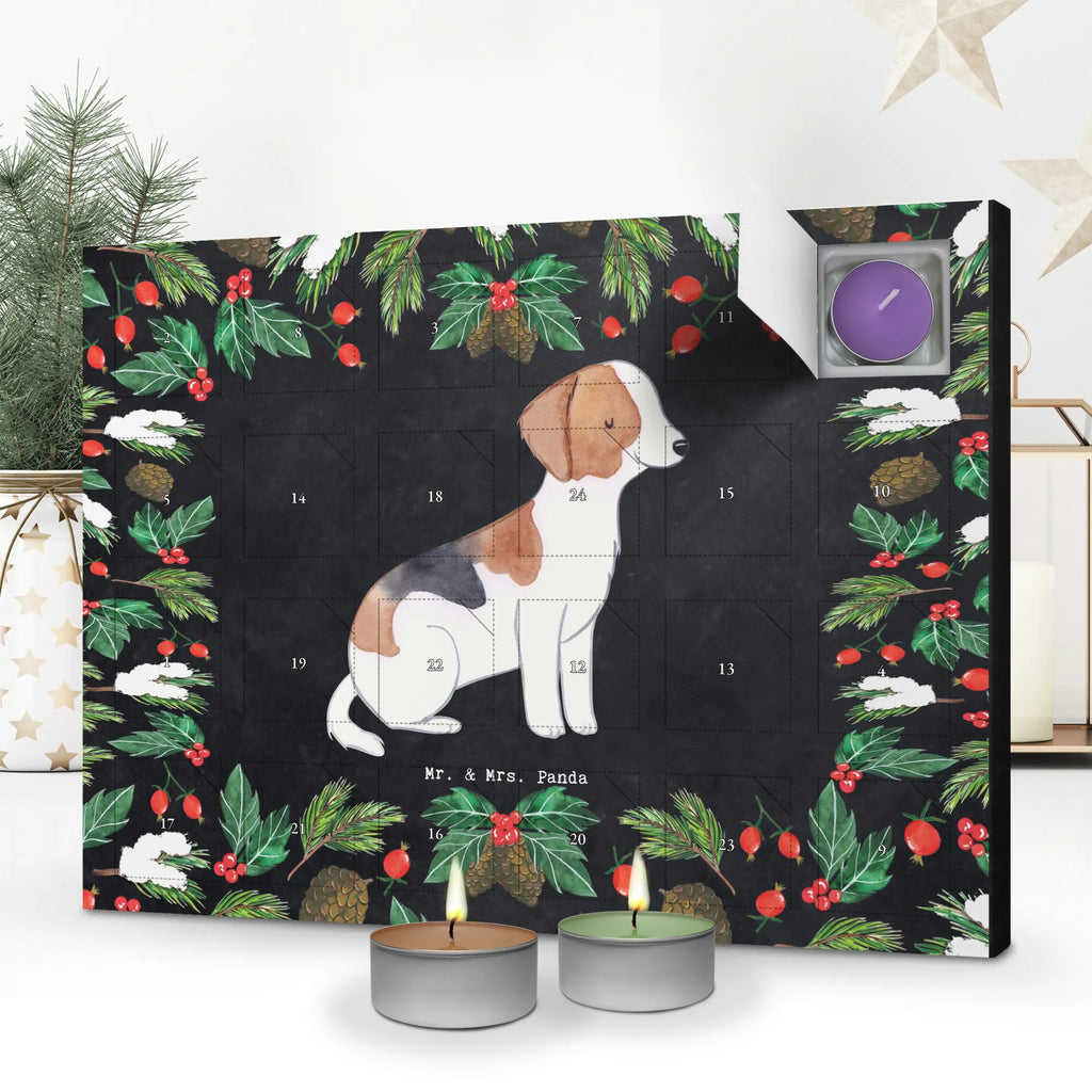 Scented candle advent calendar Foxhound moment gift, animal lover, giving, dog breed, purebred dog, dog owner, puppy