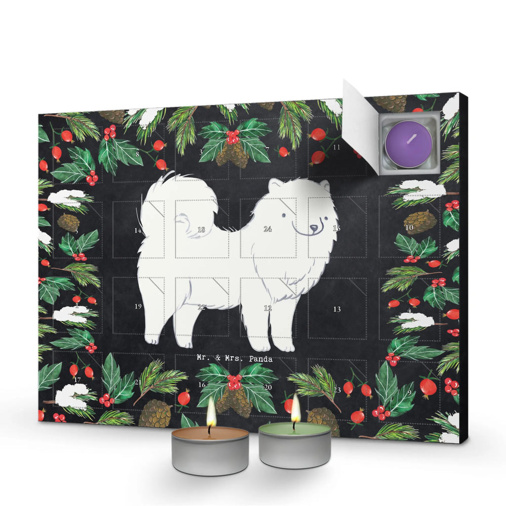 Scented candle advent calendar Samoyed moment gift, animal lover, giving, dog breed, purebred dog, dog owner, puppy
