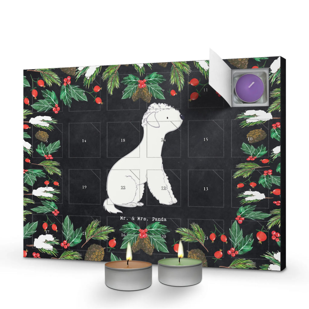 Scented candle advent calendar Bedlington Terrier Moment gift, animal lover, giving, dog breed, purebred dog, dog owner, puppy