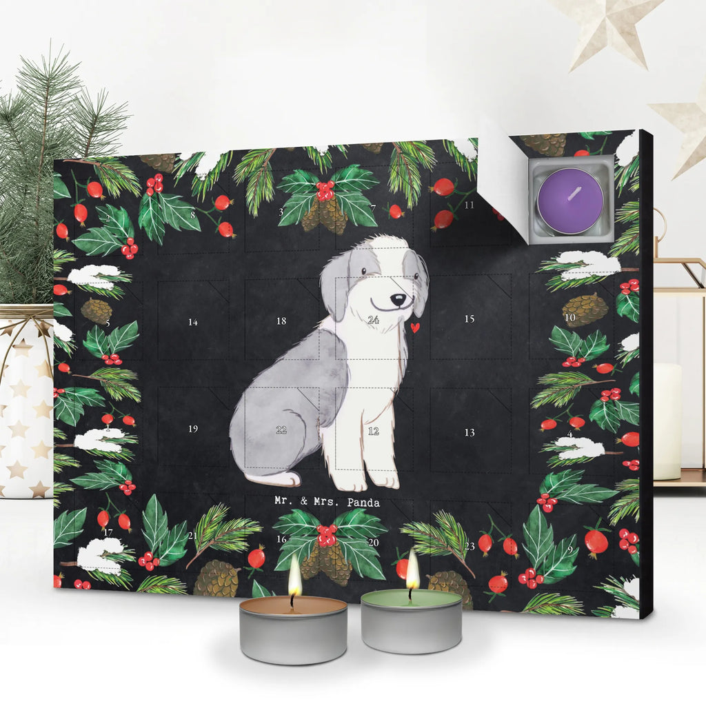 Scented candle advent calendar Bearded Collie moment gift, animal lover, giving, dog breed, purebred dog, dog owner, puppy