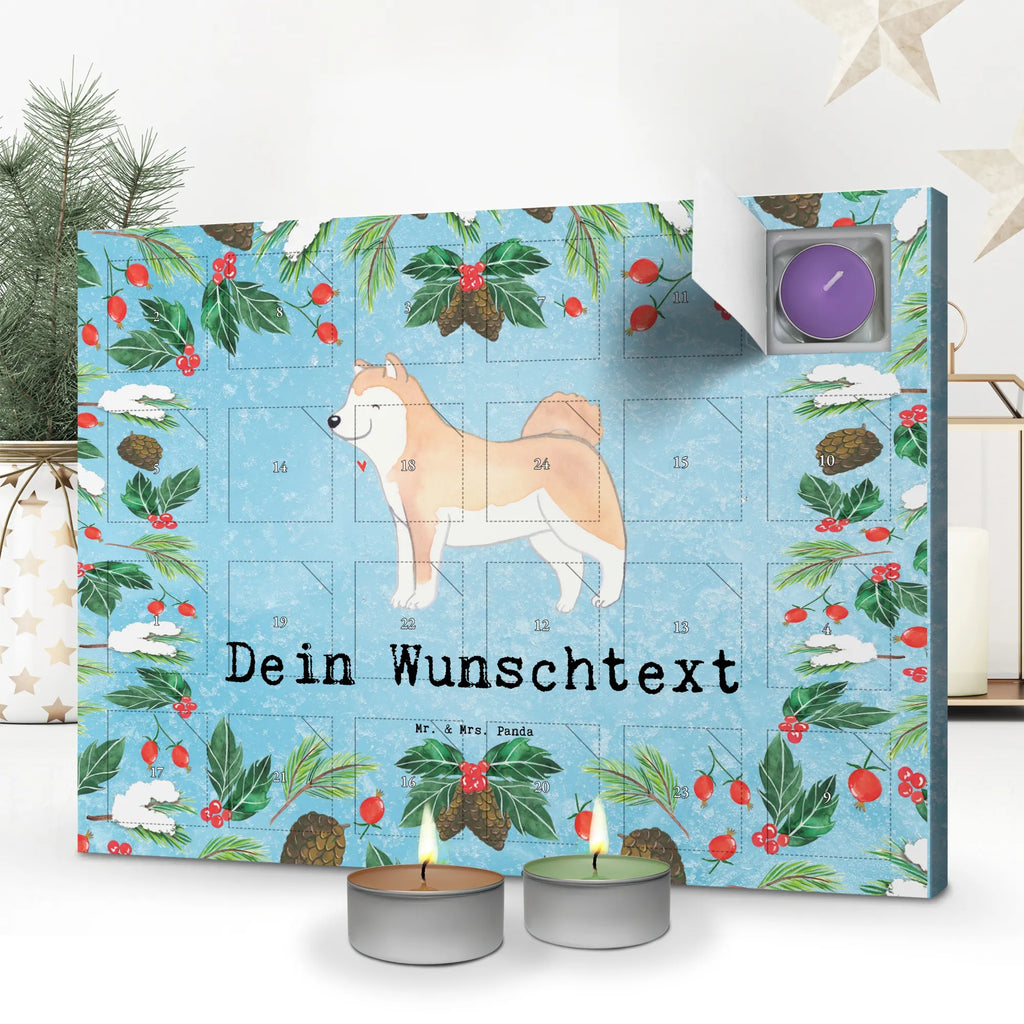 Personalisierter Duftkerzen Adventskalender Akita Inu Moment Personalisierter Duftkerzen Adventskalender, Geschenk, Schenken, Hund, Hunderasse, Rassehund, Hundebesitzer, Tierfreund, Welpe, Akita-Inu, Japanischer Akita, Akita Inu, Akita Ken