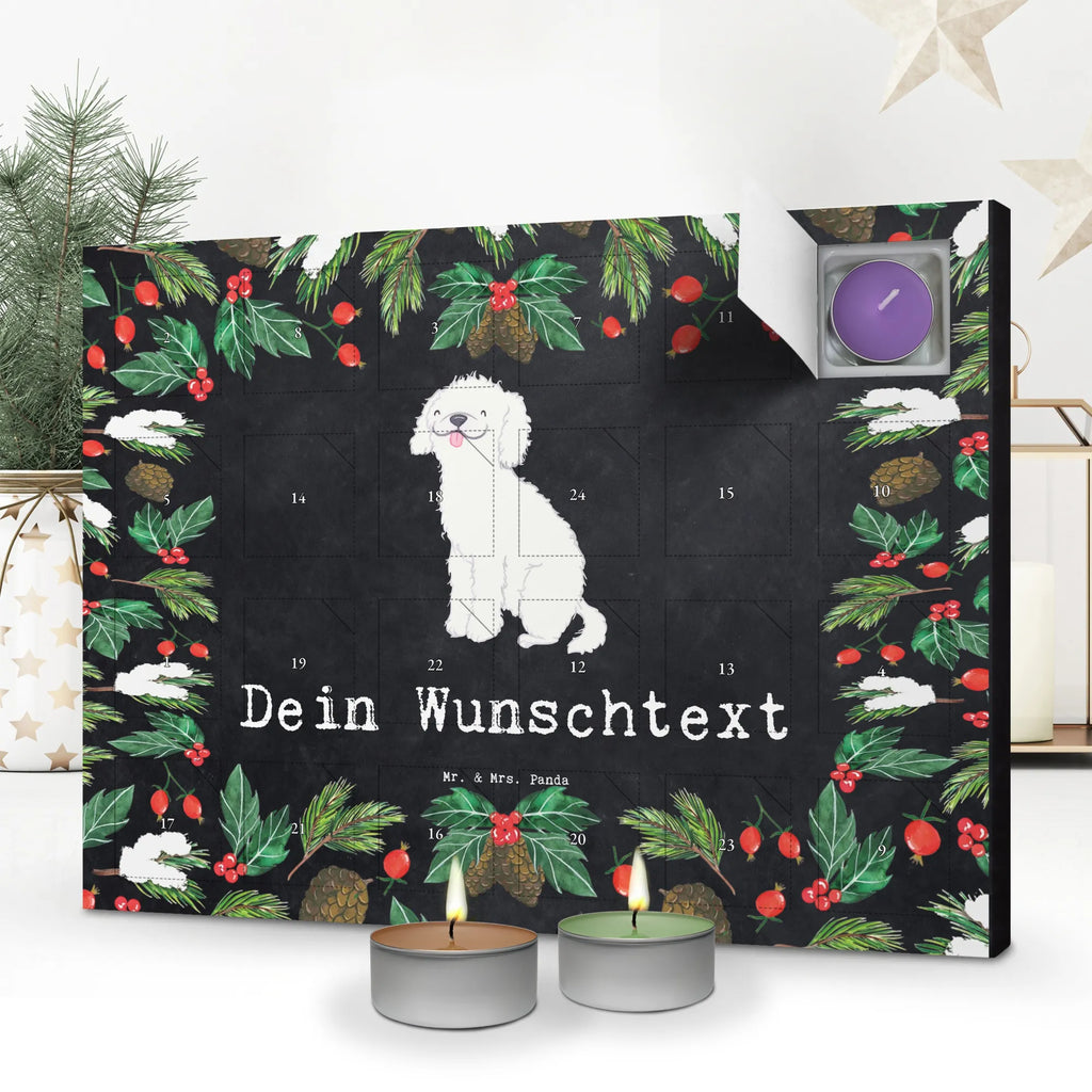 Personalisierter Duftkerzen Adventskalender Kleinpudel Moment Personalisierter Duftkerzen Adventskalender, Geschenk, Schenken, Hund, Hunderasse, Rassehund, Hundebesitzer, Tierfreund, Welpe, Pudel, Kleinpudel
