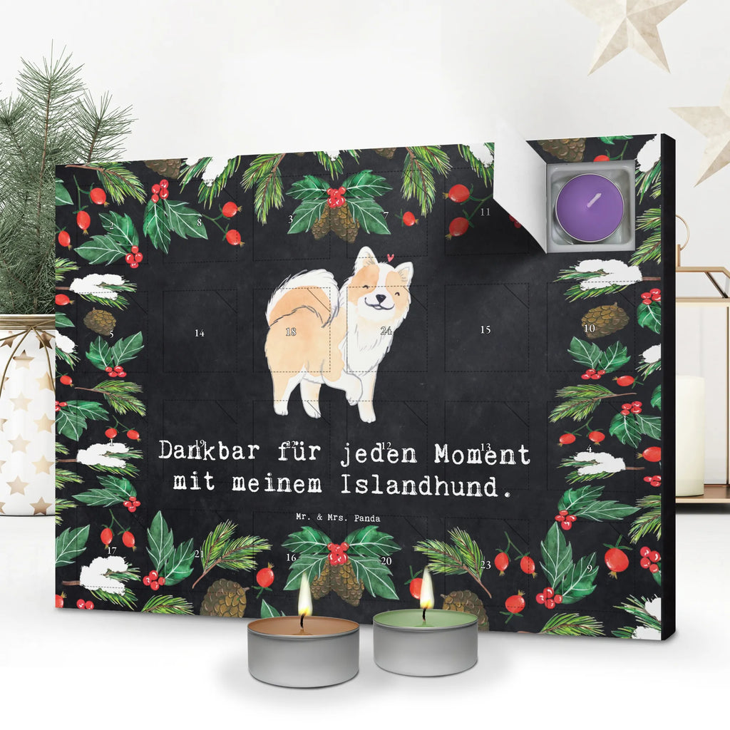 Scented candle advent calendar Island Dog Moment gift, animal lover, giving, dog breed, purebred dog, dog owner, puppy