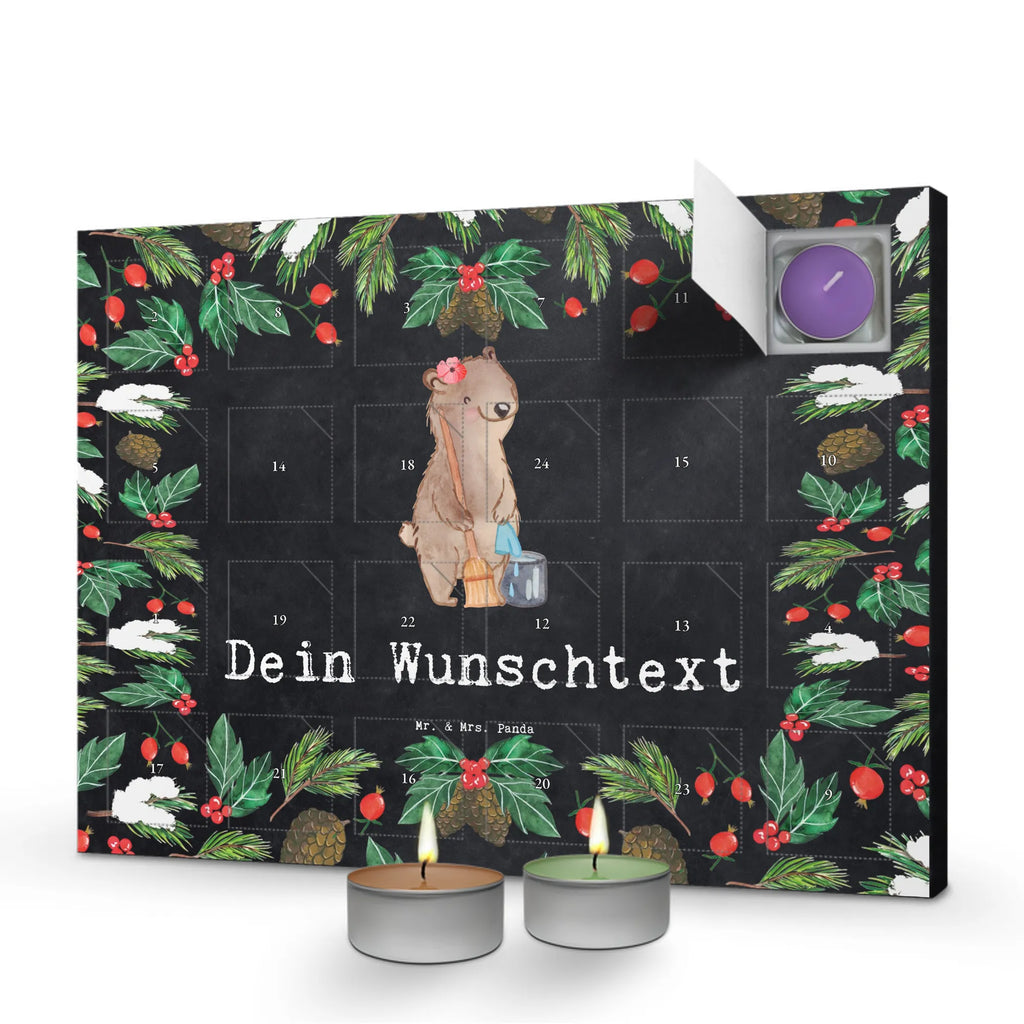 Personalisierter Duftkerzen Adventskalender Reinigungskraft Leidenschaft Personalisierter Duftkerzen Adventskalender, Geschenk, Schenken, Jubiläum, Danke, Dankeschön, Beruf, Ausbildung, Abschied, Rente, Kollege, Kollegin, Arbeitskollege, Mitarbeiter, Firma