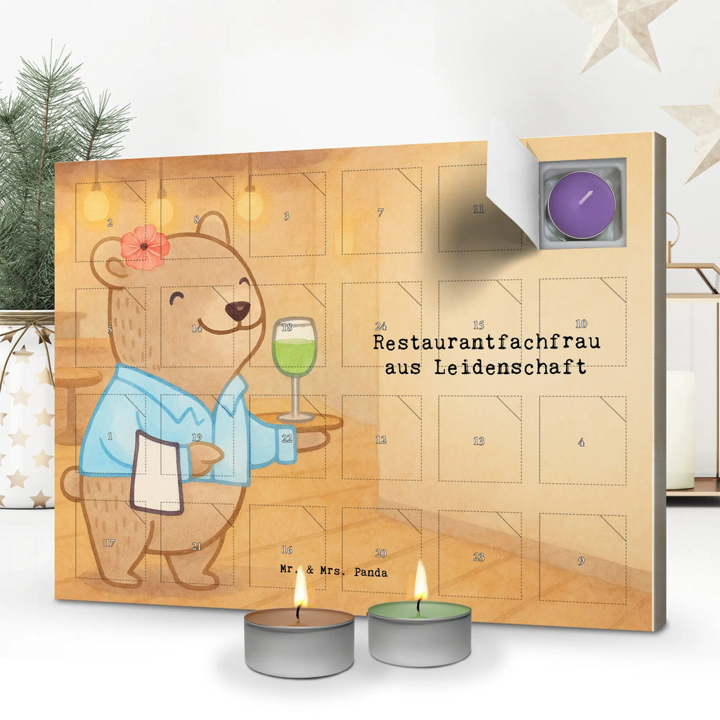Scented candle advent calendar Restaurant Specialist Passion Design gift, sayings, gift idea, best, farewell gift, passing exam, anniversary, retirement, promotion, job start, profession