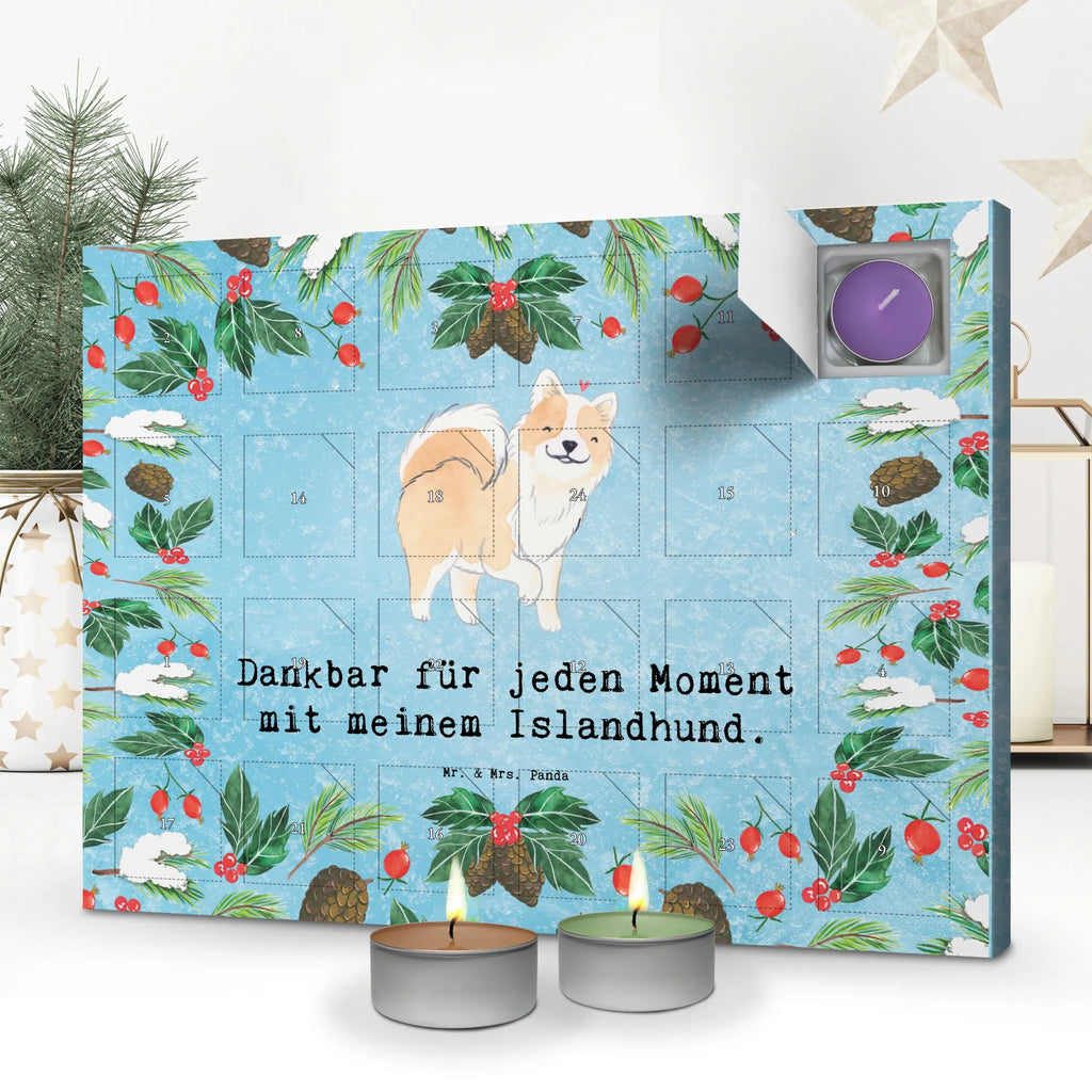 Scented candle advent calendar Island Dog Moment gift, animal lover, giving, dog breed, purebred dog, dog owner, puppy