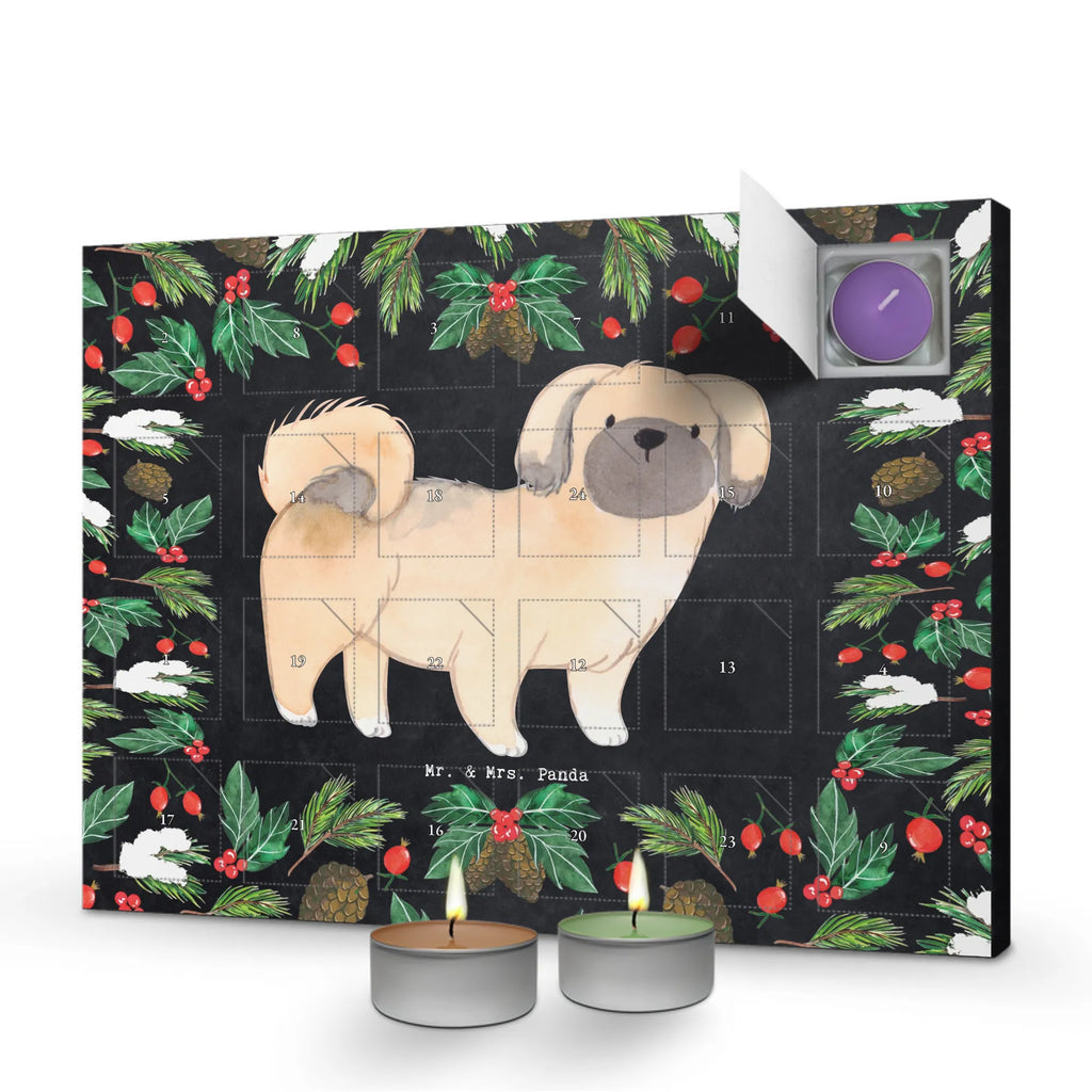 Scented candle advent calendar Pekingese moment gift, animal lover, giving, dog breed, purebred dog, dog owner, puppy