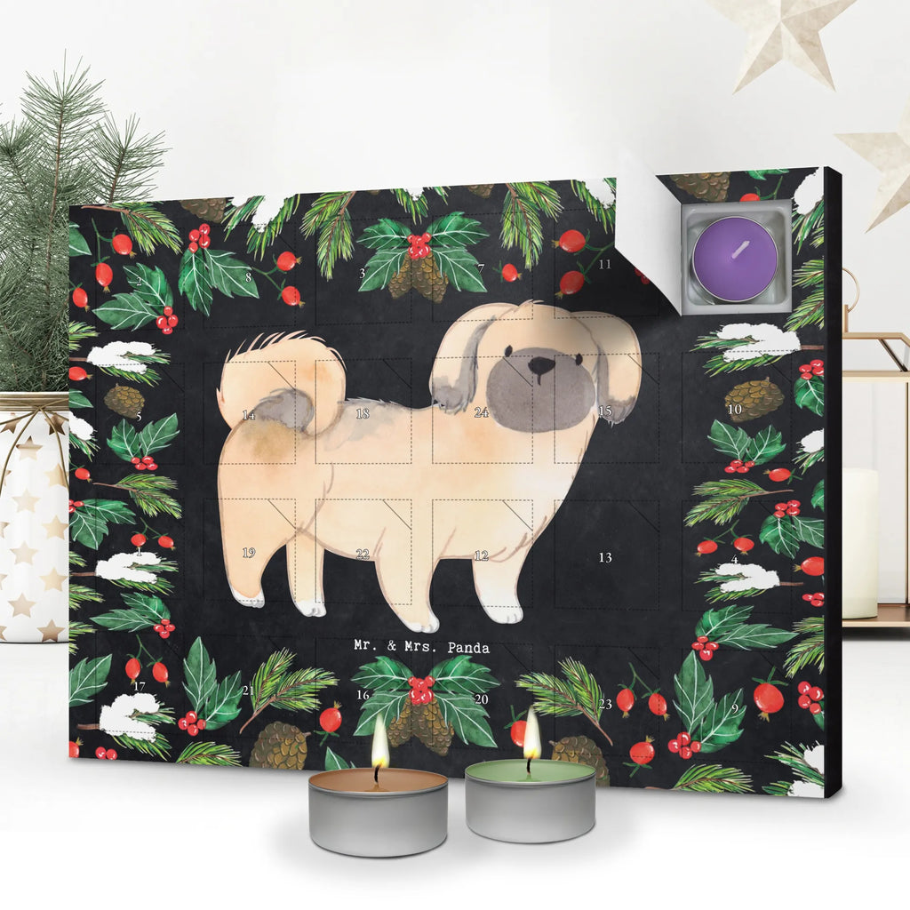 Scented candle advent calendar Pekingese moment gift, animal lover, giving, dog breed, purebred dog, dog owner, puppy
