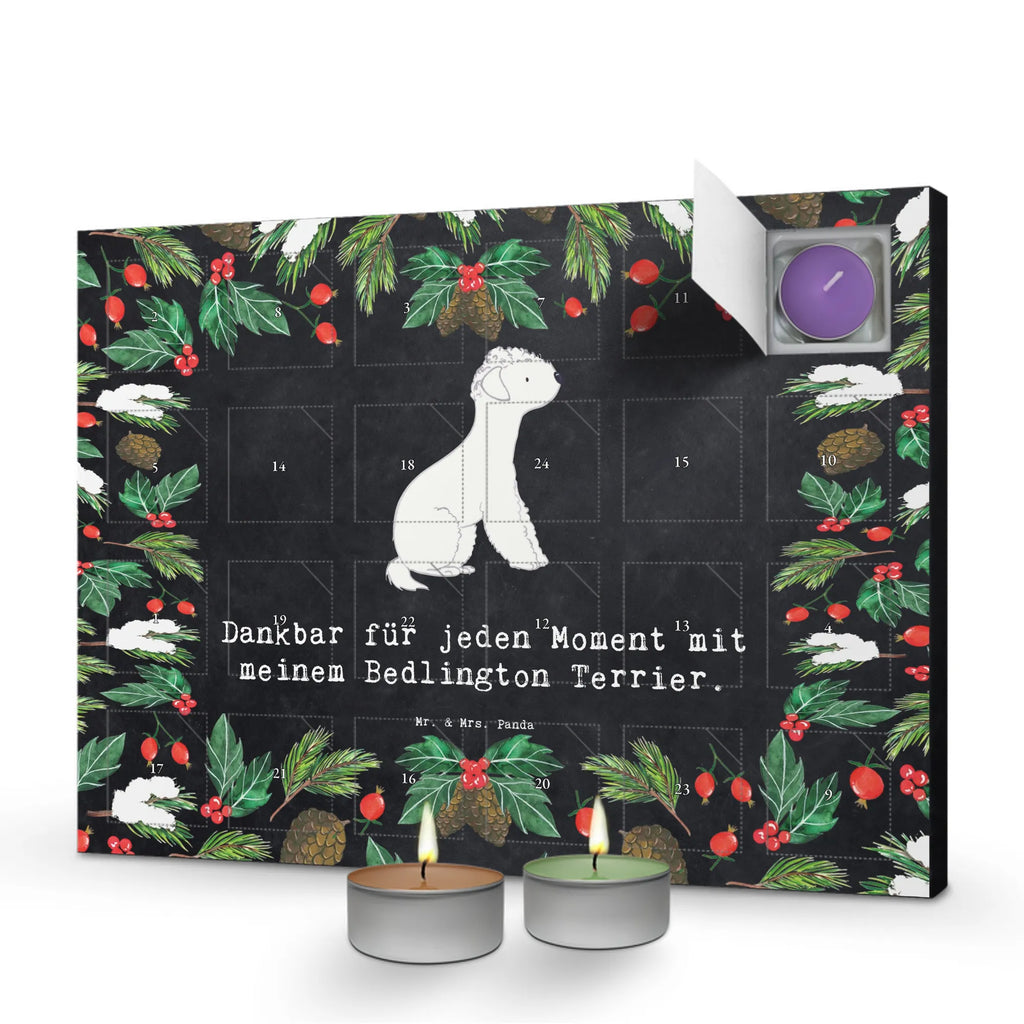 Scented candle advent calendar Bedlington Terrier Moment gift, animal lover, giving, dog breed, purebred dog, dog owner, puppy