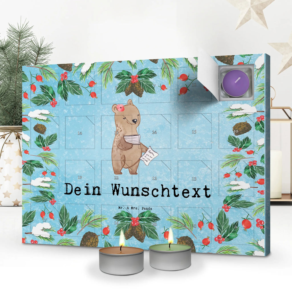Personalisierter Duftkerzen Adventskalender Bürokauffrau Leidenschaft Personalisierter Duftkerzen Adventskalender, Geschenk, Schenken, Jubiläum, Danke, Dankeschön, Beruf, Ausbildung, Abschied, Rente, Kollege, Kollegin, Arbeitskollege, Mitarbeiter, Firma, Bürokauffrau, Kauffrau für Büromanagement