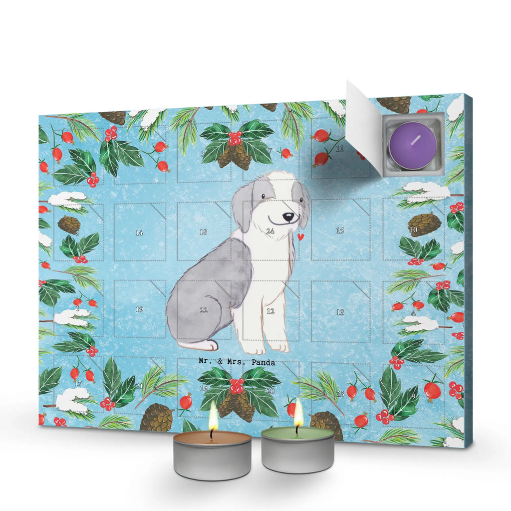 Scented candle advent calendar Bearded Collie moment gift, animal lover, giving, dog breed, purebred dog, dog owner, puppy