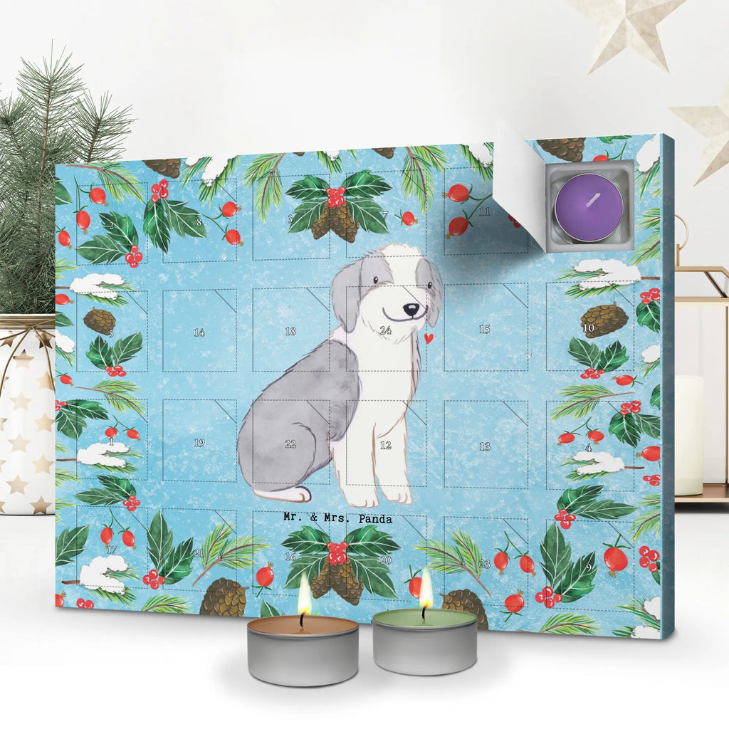 Scented candle advent calendar Bearded Collie moment gift, animal lover, giving, dog breed, purebred dog, dog owner, puppy
