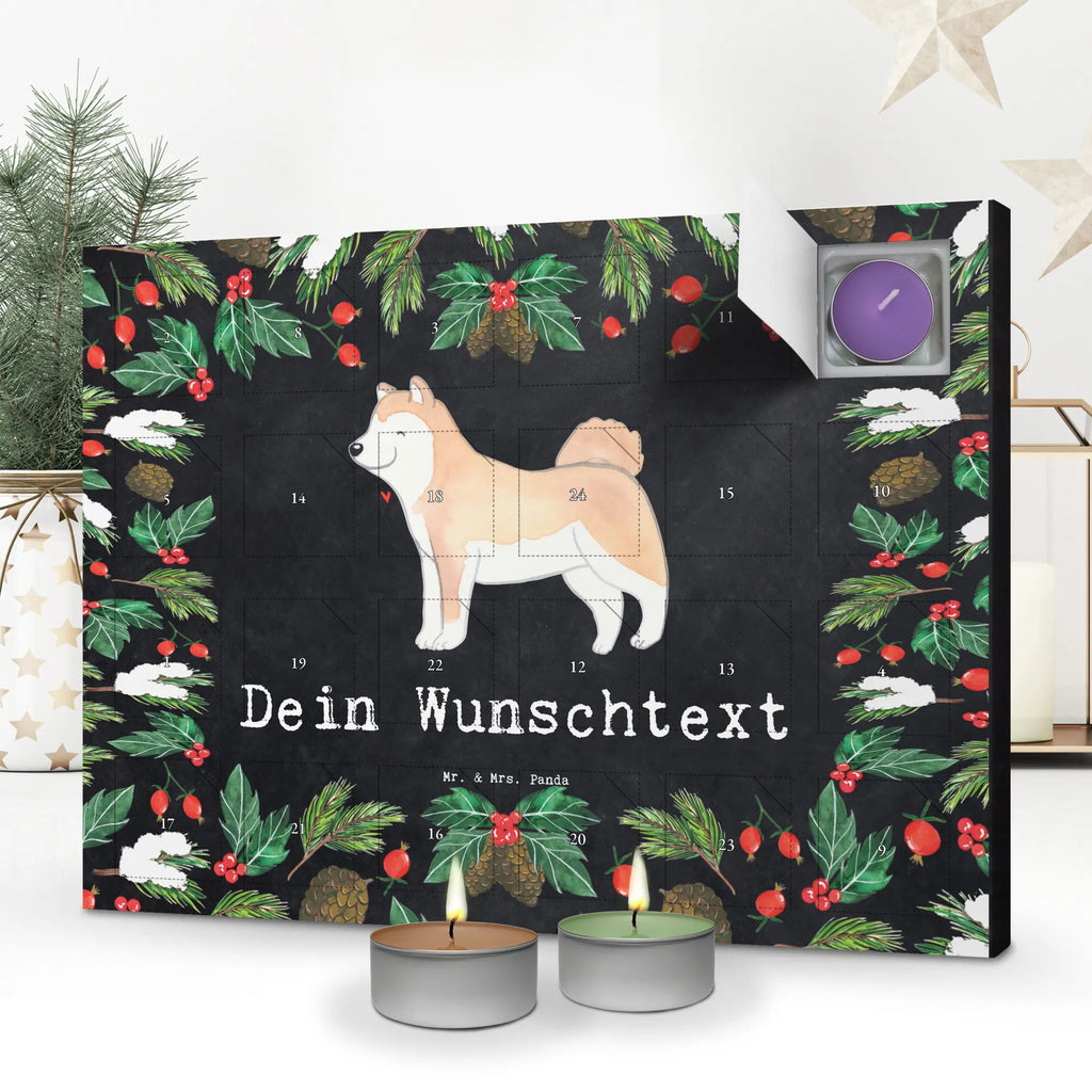Personalisierter Duftkerzen Adventskalender Akita Inu Moment Personalisierter Duftkerzen Adventskalender, Geschenk, Schenken, Hund, Hunderasse, Rassehund, Hundebesitzer, Tierfreund, Welpe, Akita-Inu, Japanischer Akita, Akita Inu, Akita Ken