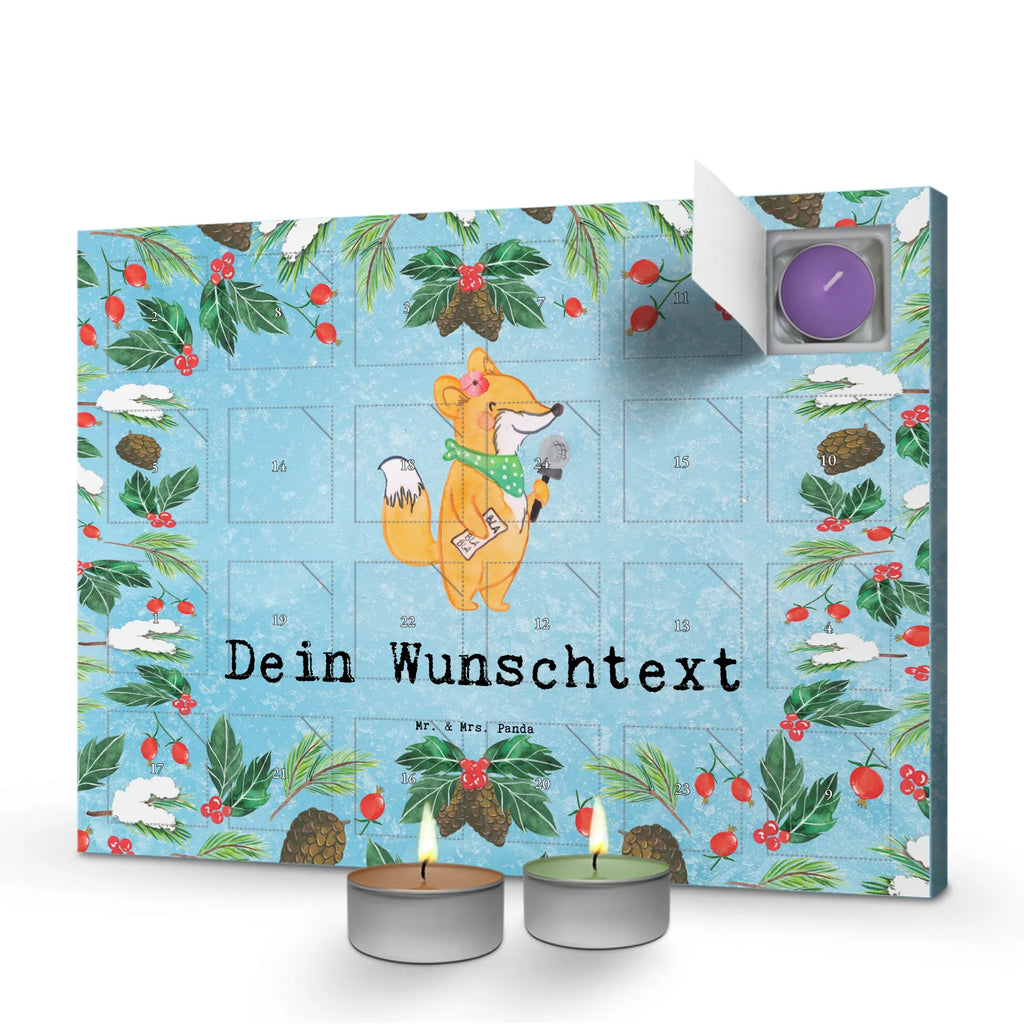 Personalisierter Duftkerzen Adventskalender Journalistin Leidenschaft Personalisierter Duftkerzen Adventskalender, Geschenk, Schenken, Jubiläum, Danke, Dankeschön, Beruf, Ausbildung, Abschied, Rente, Kollege, Kollegin, Arbeitskollege, Mitarbeiter, Firma, Reporterin, Studium, Journalistin, Redakteurin, Pressebüro