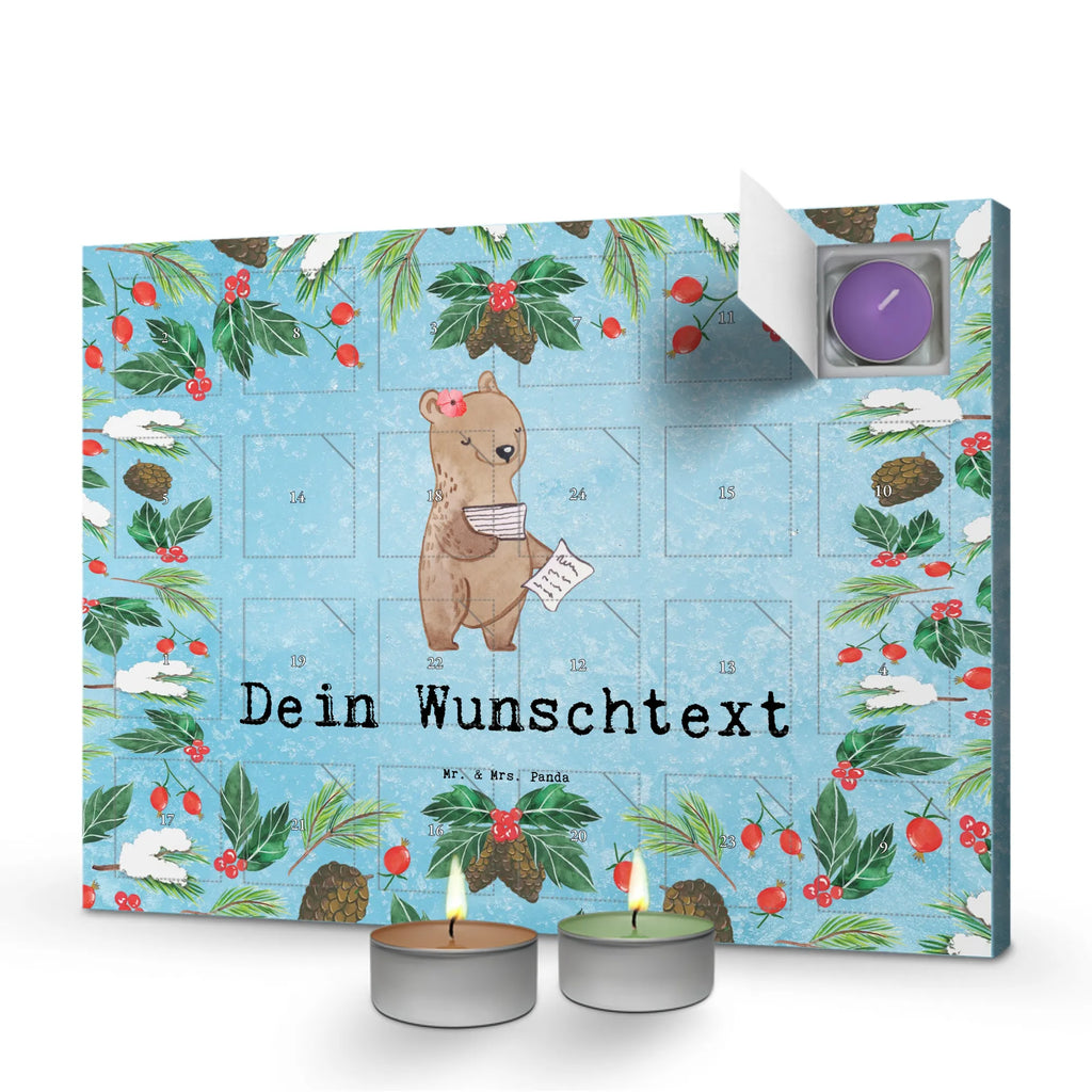 Personalisierter Duftkerzen Adventskalender Buchhalterin Leidenschaft Personalisierter Duftkerzen Adventskalender, Geschenk, Schenken, Jubiläum, Danke, Dankeschön, Beruf, Ausbildung, Abschied, Rente, Kollege, Kollegin, Arbeitskollege, Mitarbeiter, Firma, Buchhalter, in Bürojob, Angestellte, Backoffice Mitarbeiterin